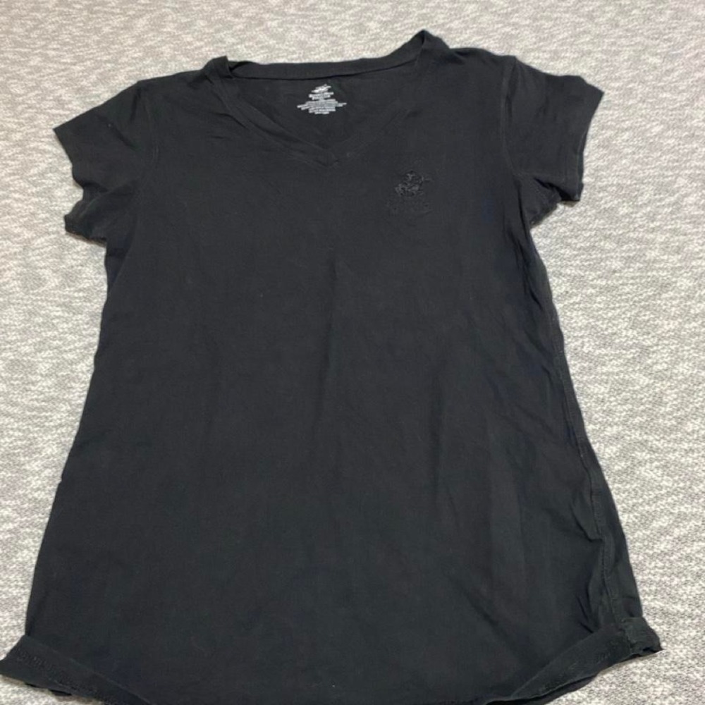 Beverly Hills Polo Club black t-shirt short sleeve Size XL. SKU-A554#preppy